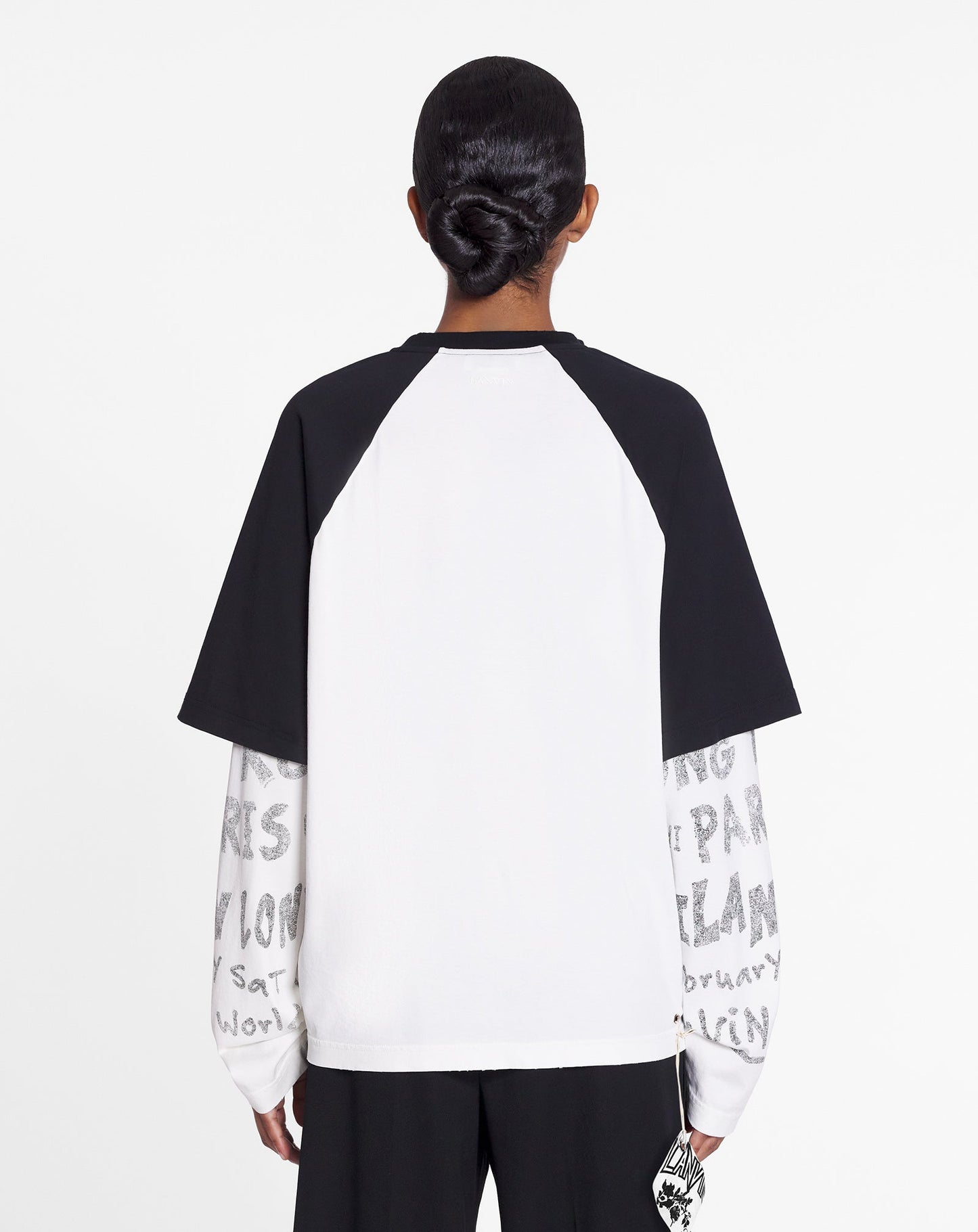 LANVIN X FUTURE LONG-SLEEVED PRINT T-SHIRT